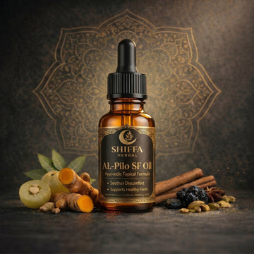 Shiffa Herbal AL- PIlo SF Oil – Ayurvedic Topical Piles Relif