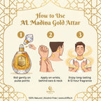 AL Madina Gold Attar | Royal Signature Arabic Fragrance