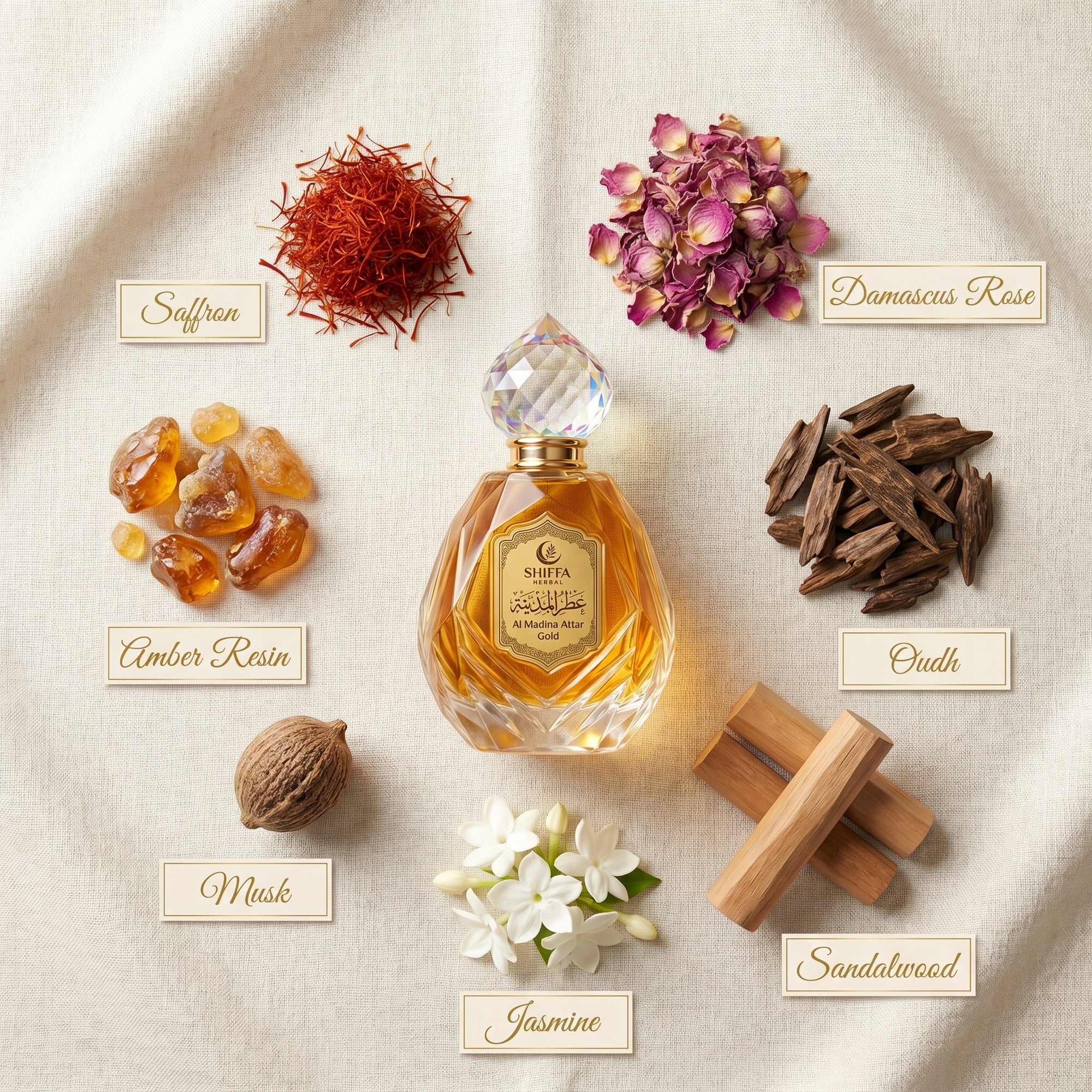 AL Madina Gold Attar | Royal Signature Arabic Fragrance