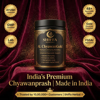 Shiffa Herbal AL-ChyawanGold – Premium Chyawanprash with Gold Extract