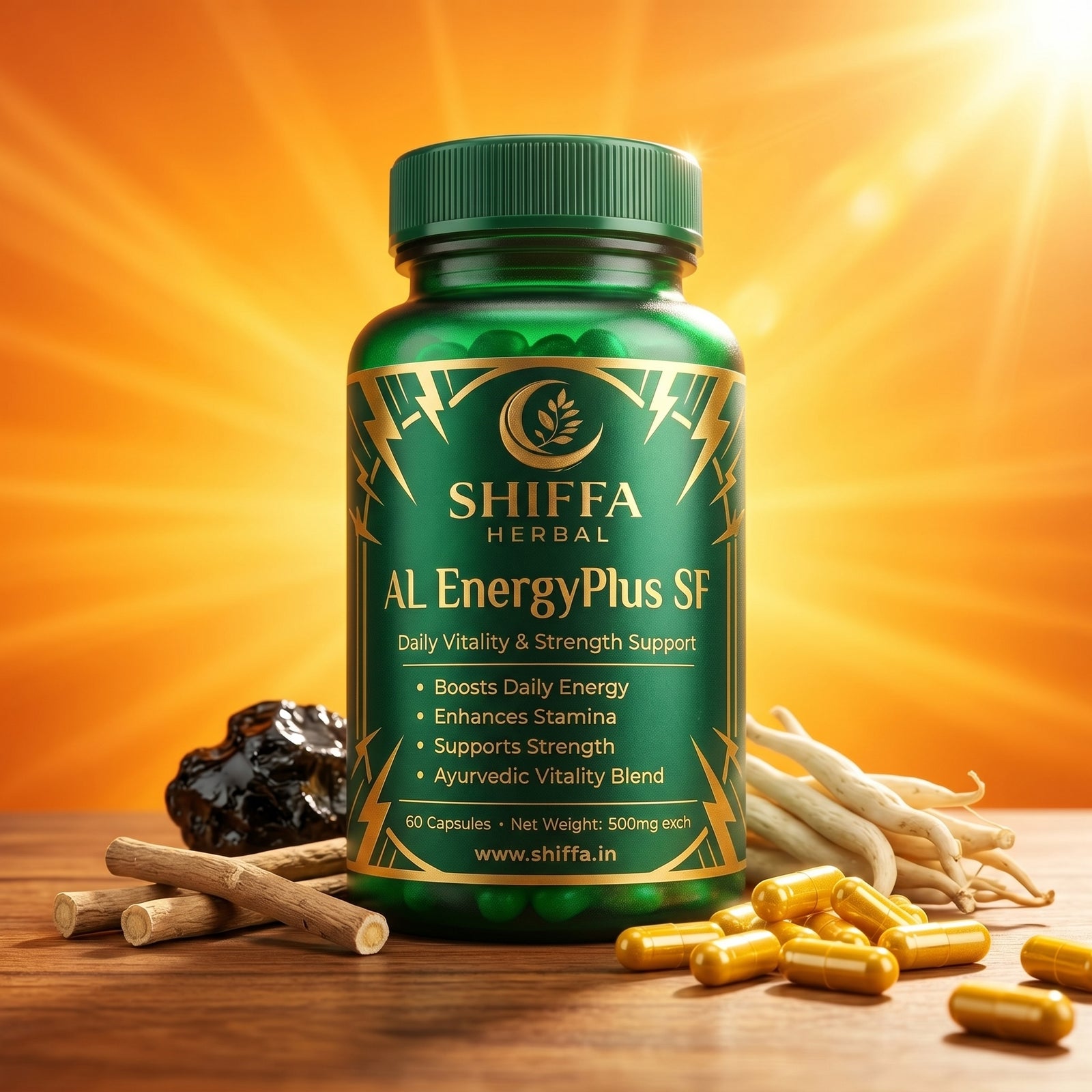 Unlimited Energy — All Day, Every Day — Shiffa Herbal AL-EnergyPlus SF – Daily Vitality & Strength Booster