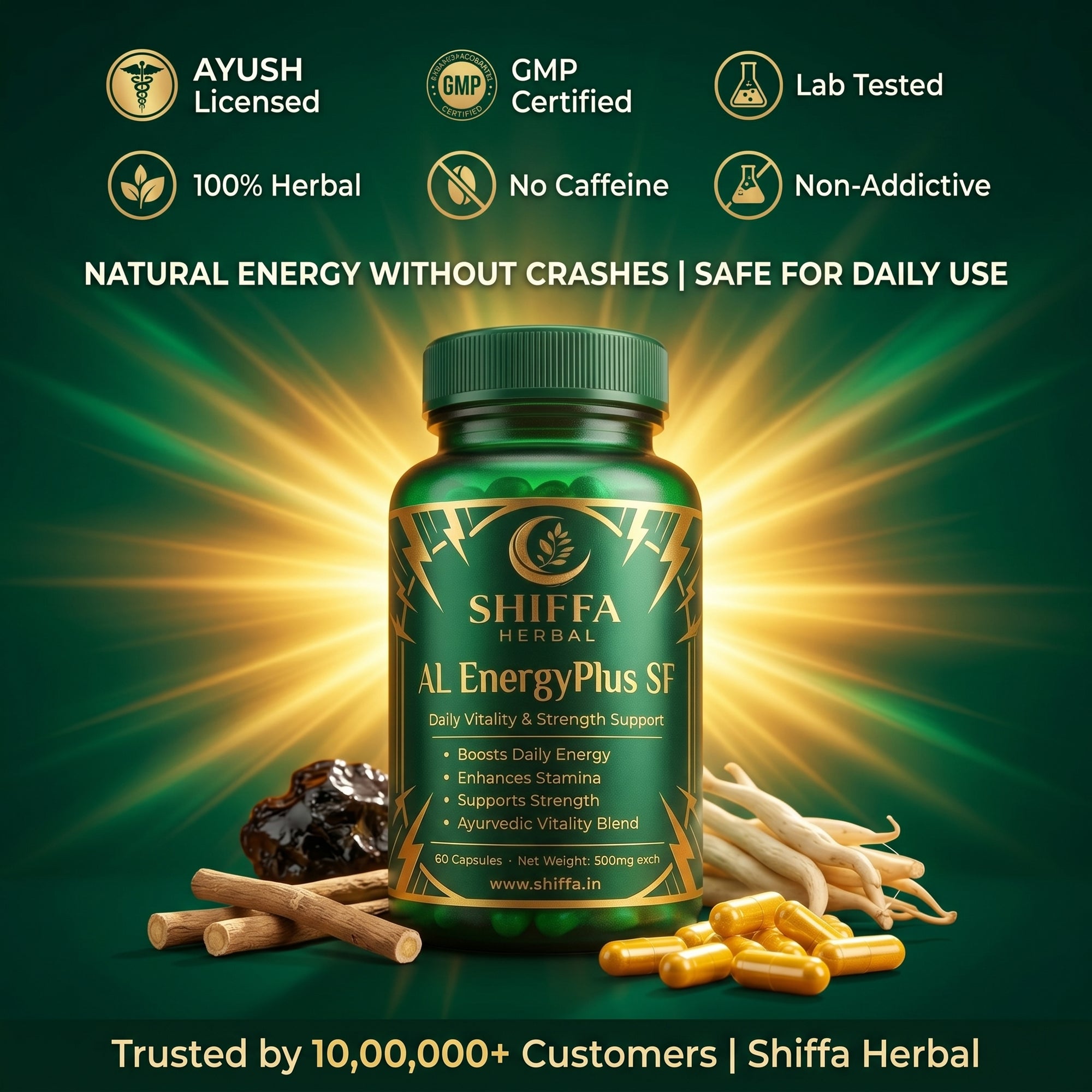 Shiffa Herbal AL-EnergyPlus SF – Daily Vitality & Strength Booster