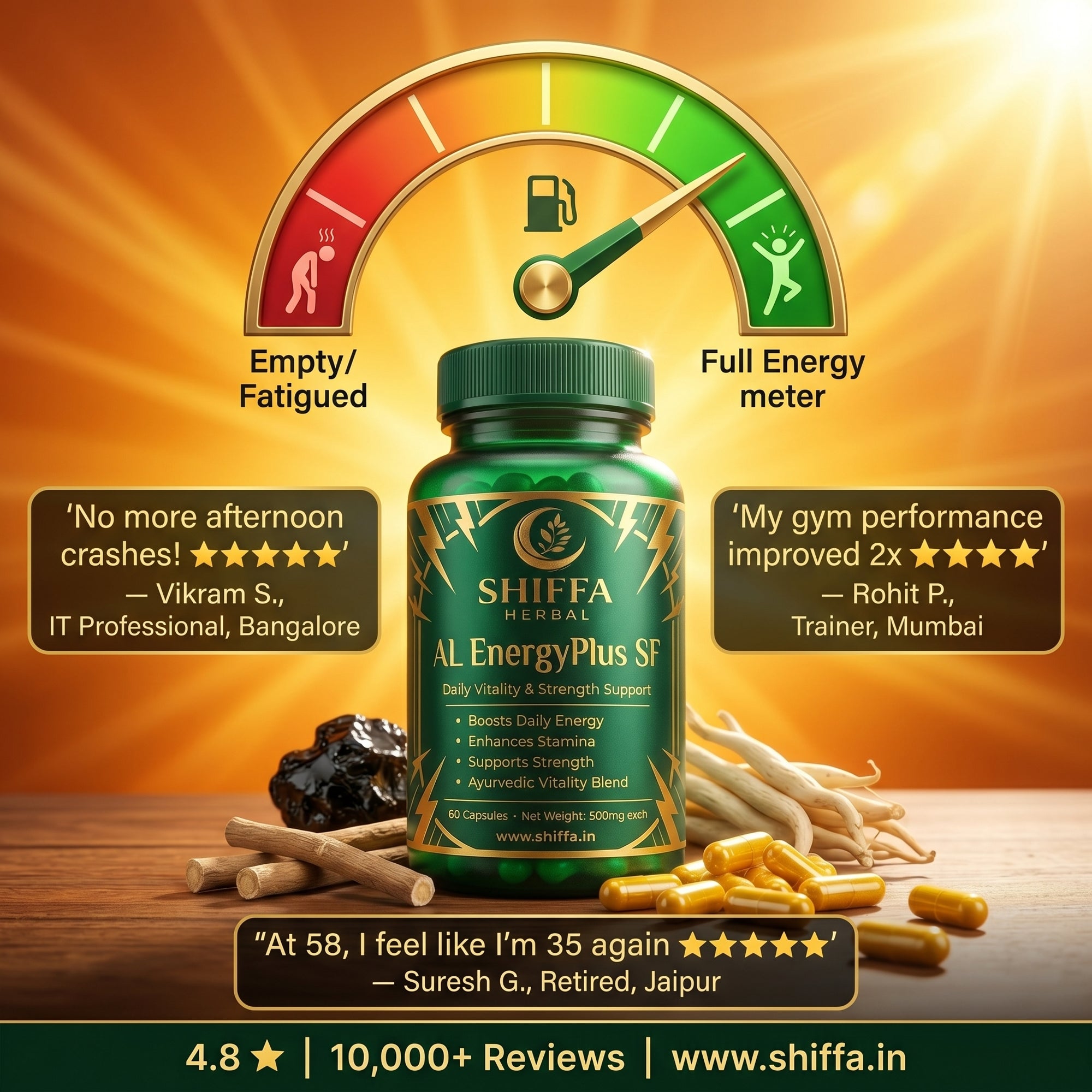 Shiffa Herbal AL-EnergyPlus SF – Daily Vitality & Strength Booster