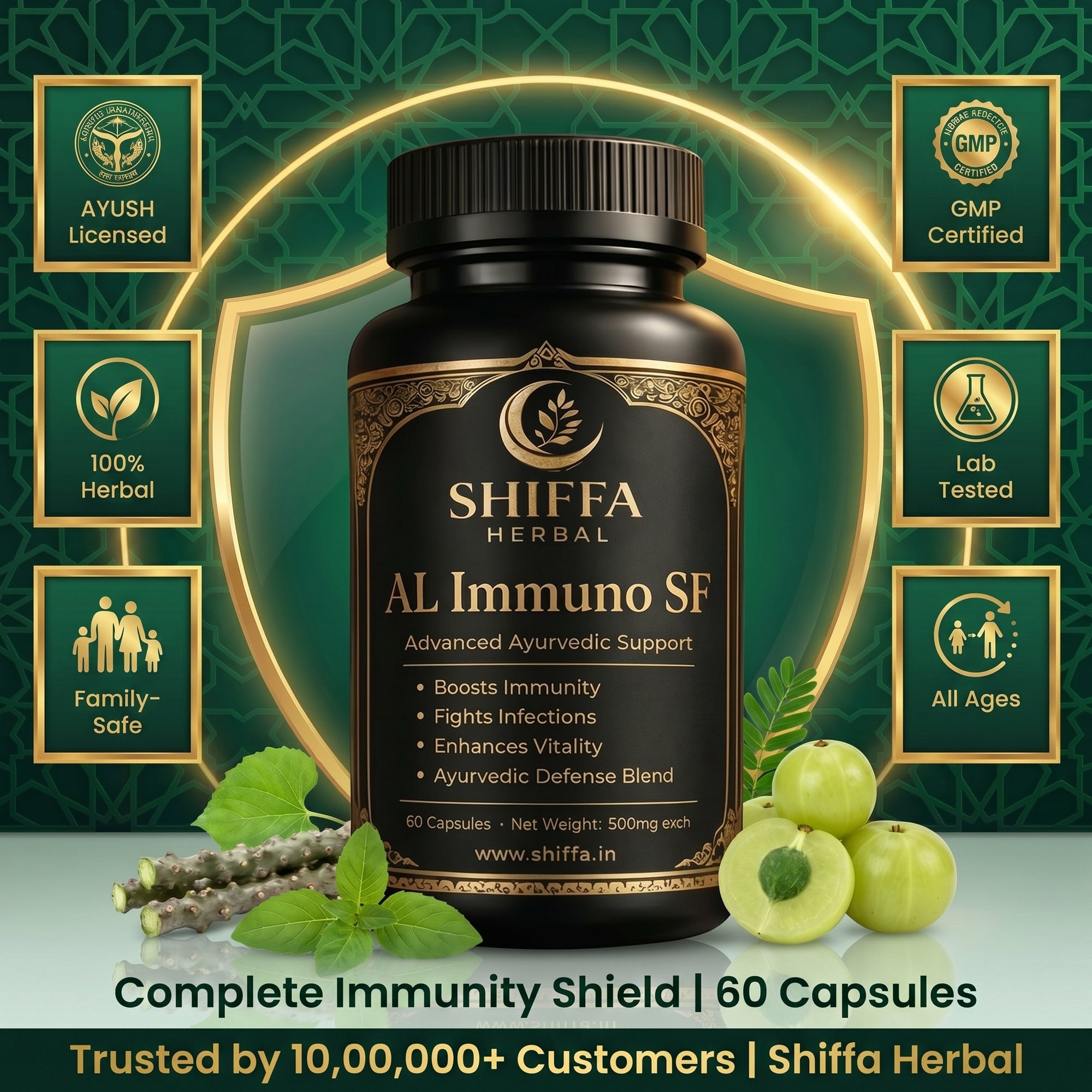 Shiffa Herbal AL-Immuno SF – Advanced Herbal Immunity Booster Formula