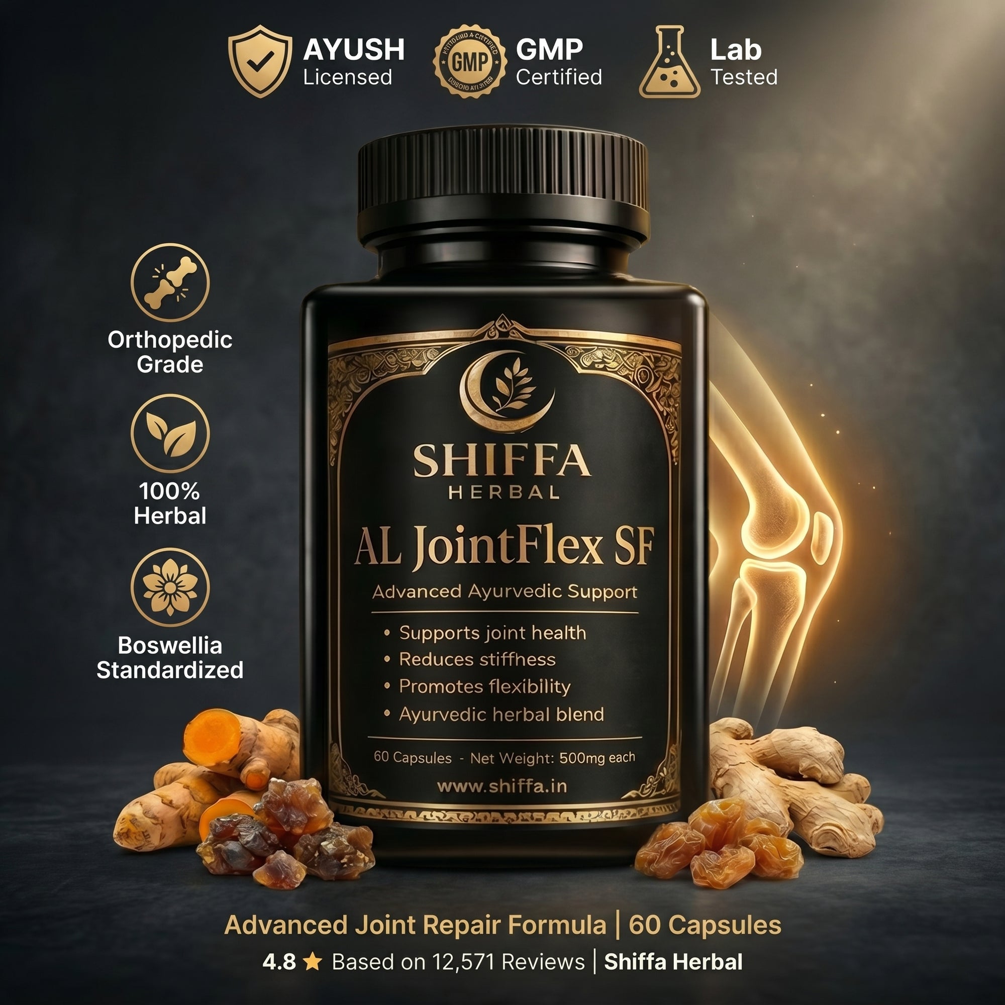 Shiffa Herbal AL-JointFlex SF – Advanced Joint Support & Cartilage Repair Formula