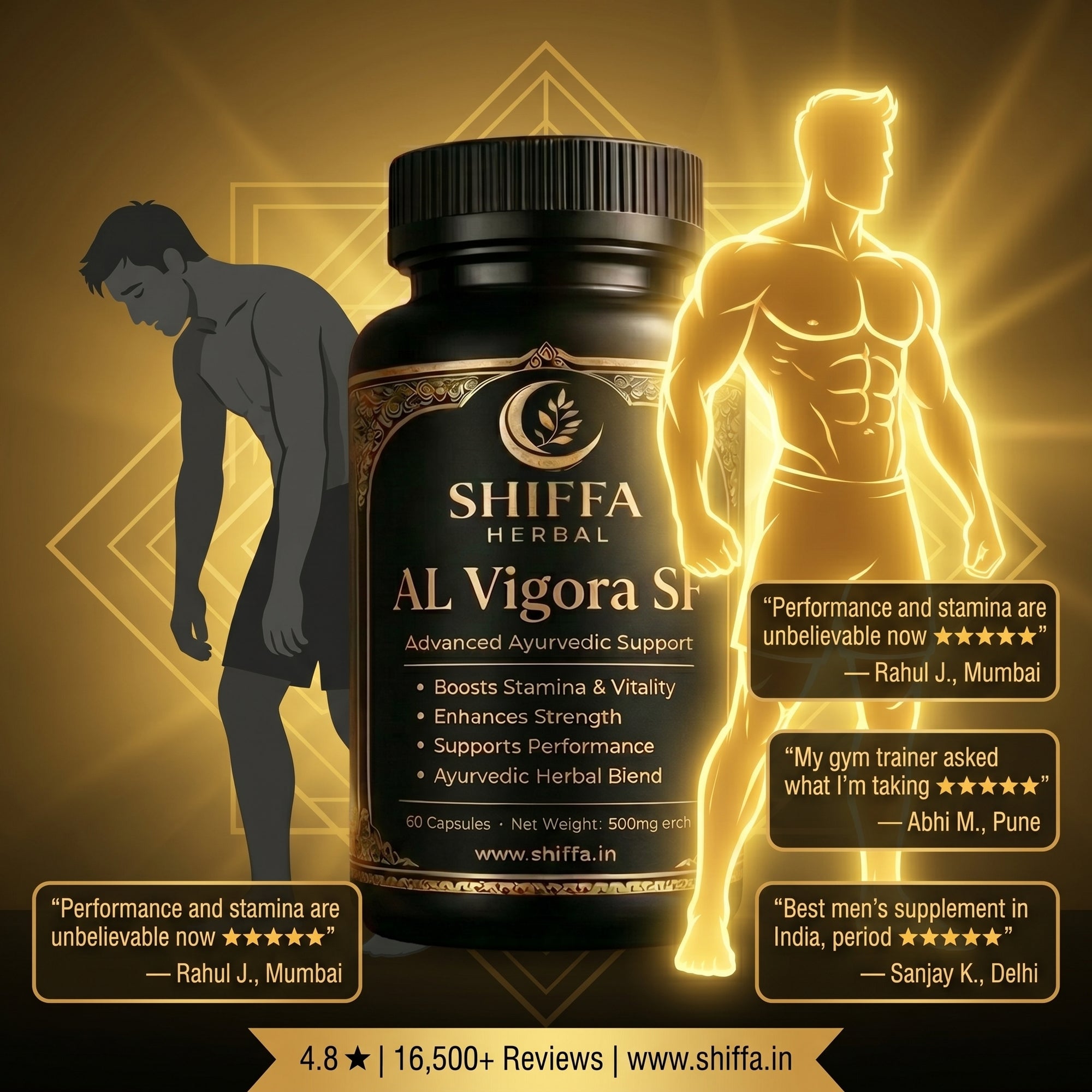 Shiffa Herbal AL-Vigora SF – Ayurvedic Performance & Stamina Booster