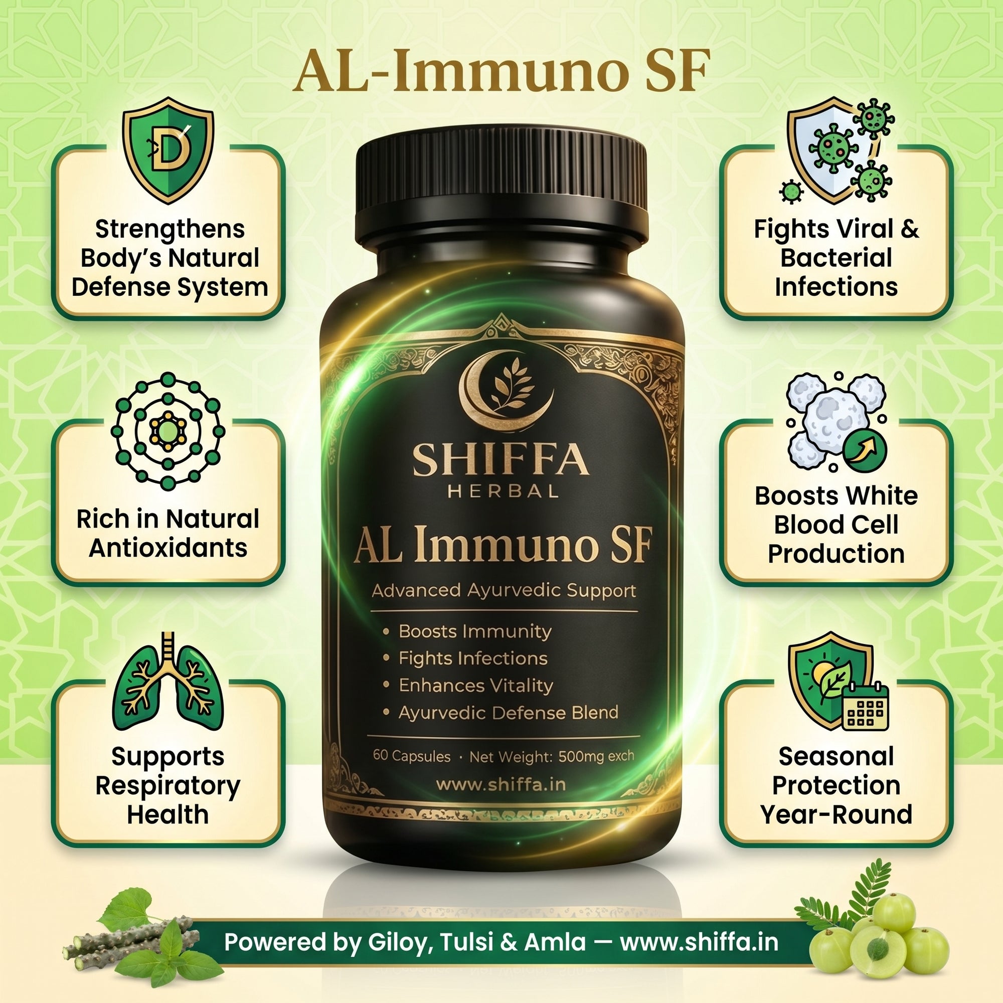 Shiffa Herbal AL-Immuno SF – Advanced Herbal Immunity Booster Formula