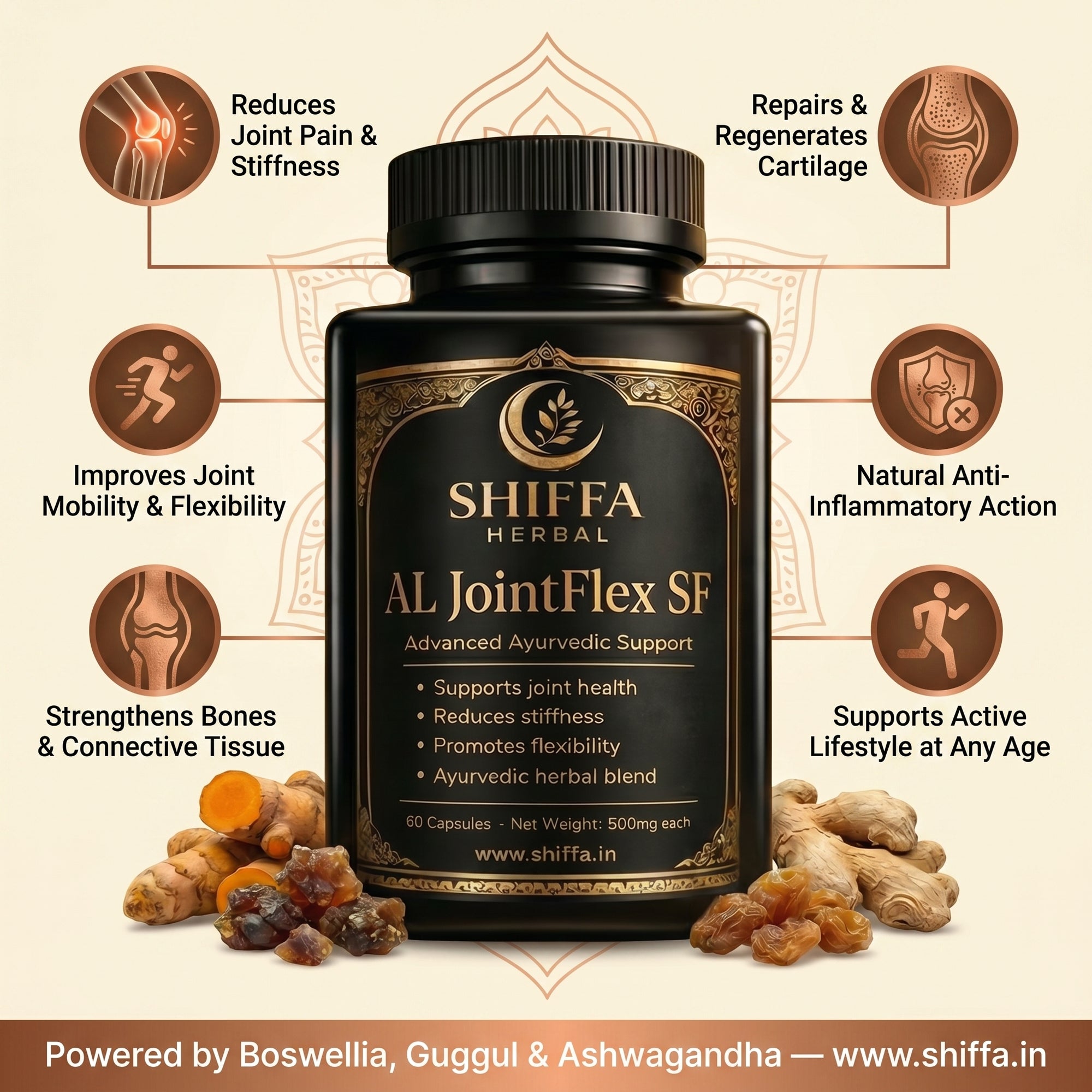 Shiffa Herbal AL-JointFlex SF – Advanced Joint Support & Cartilage Repair Formula