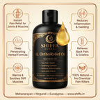 Shiffa Herbal AL-OrthoRelief Oil – Fast Acting Ayurvedic Pain Relief Oil