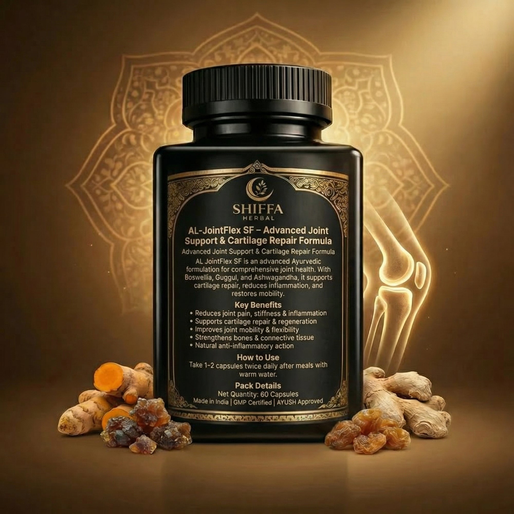 Shiffa Herbal AL-JointFlex SF – Advanced Joint Support & Cartilage Repair Formula