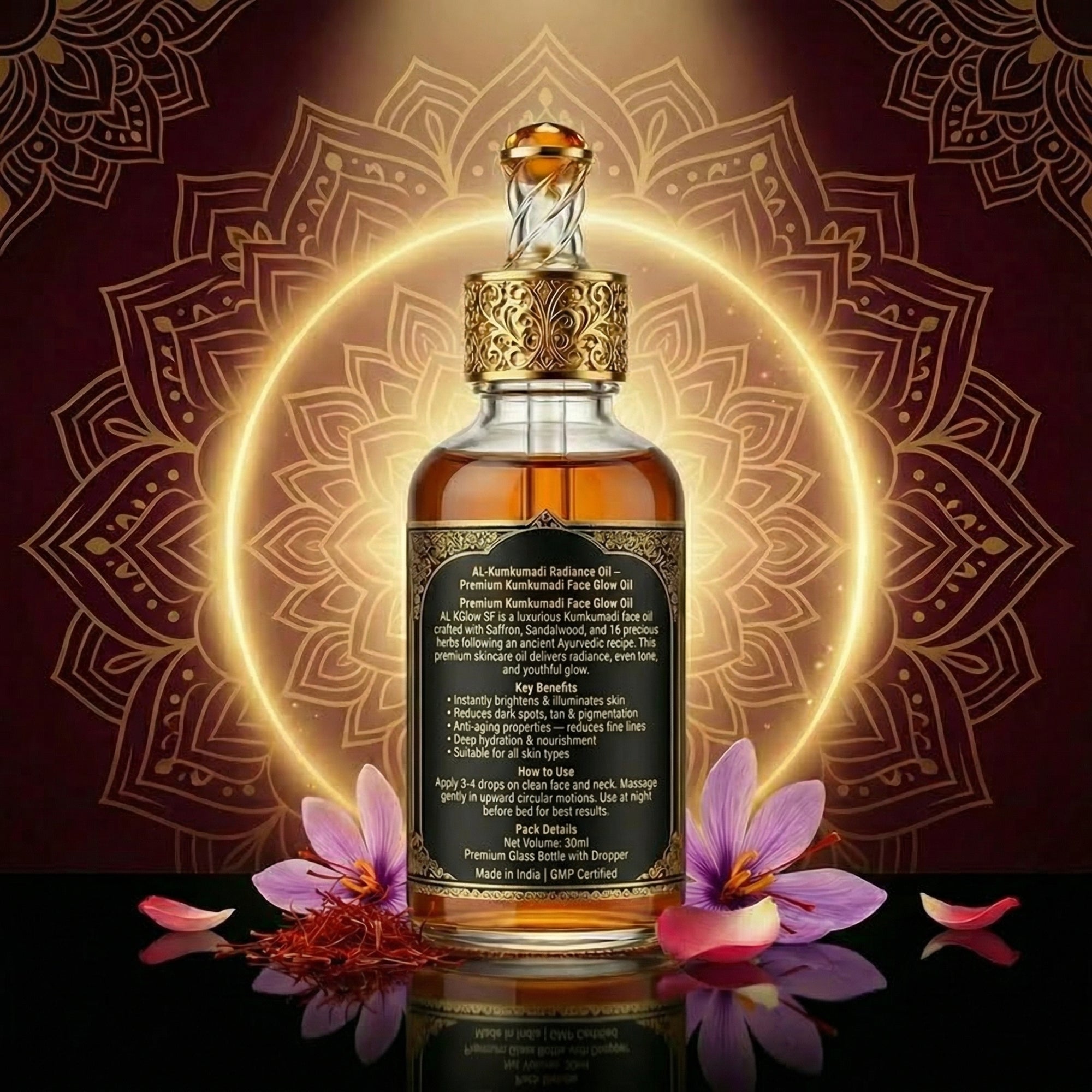 Shiffa Herbal AL-Kumkumadi Radiance Oil – Premium Kumkumadi Face Glow Oil