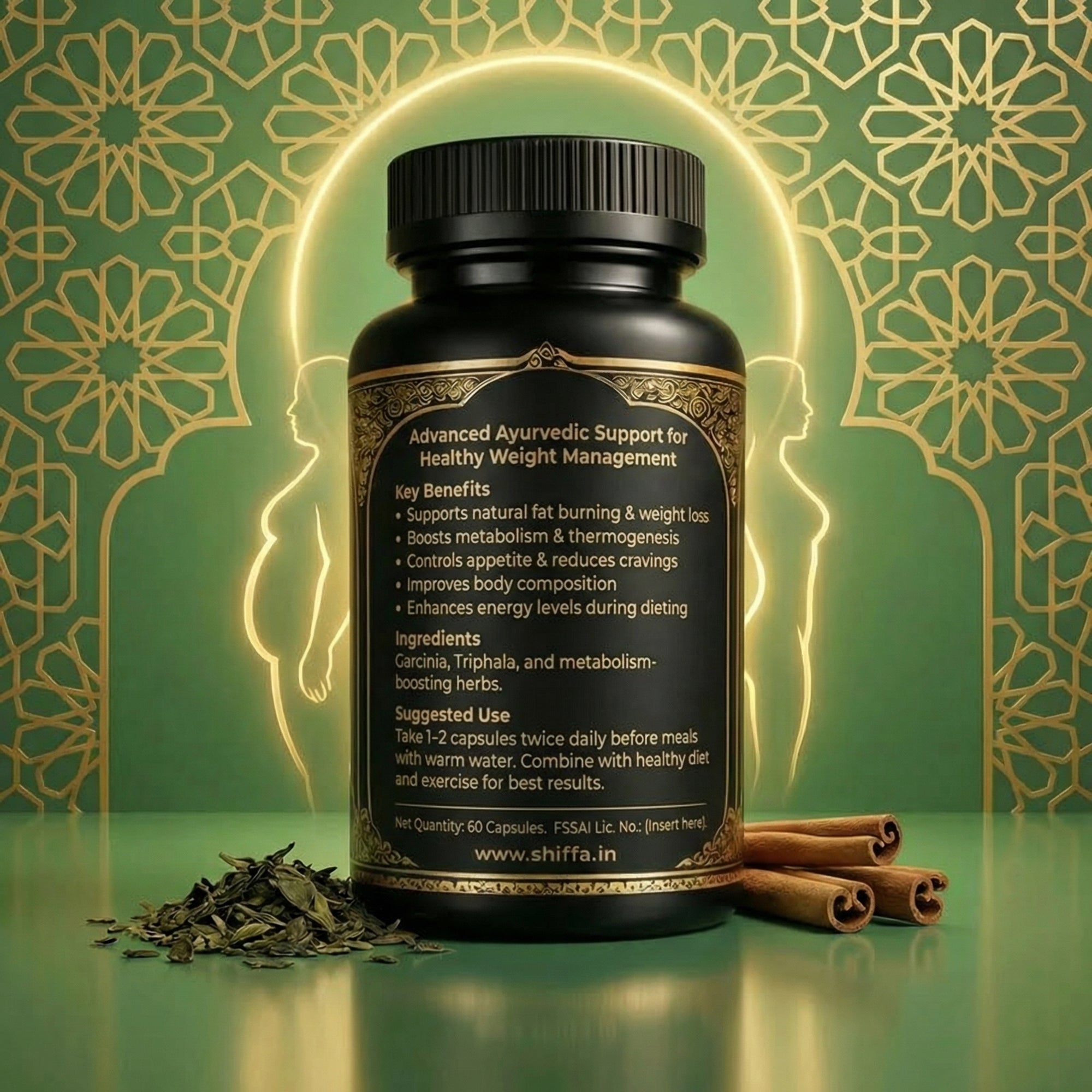 Shiffa Herbal AL-SlimFit SF – Ayurvedic Fat Burner & Metabolism Booster
