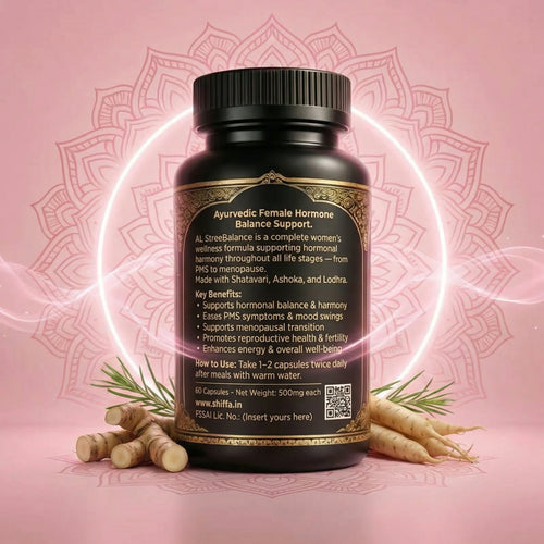 Shiffa Herbal AL-StreeBalance – Ayurvedic Female Hormone Balance Support