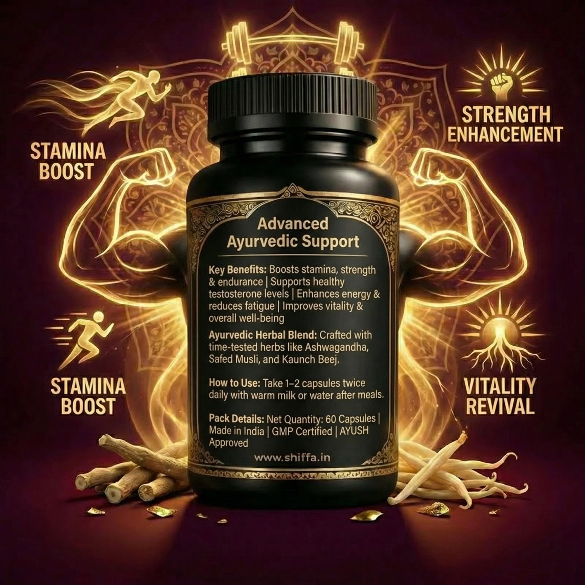 Shiffa Herbal AL-Vigora SF – Ayurvedic Performance & Stamina Booster