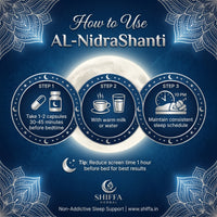 Shiffa Herbal AL-NidraShanti – Natural Deep Sleep & Relaxation Support