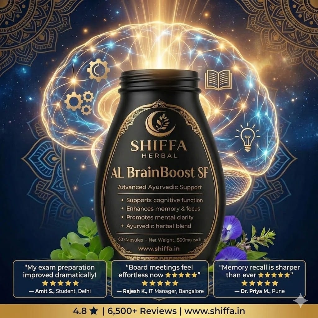 Shiffa Herbal AL-BrainBoost SF – Ayurvedic Nootropic Brain Enhancer
