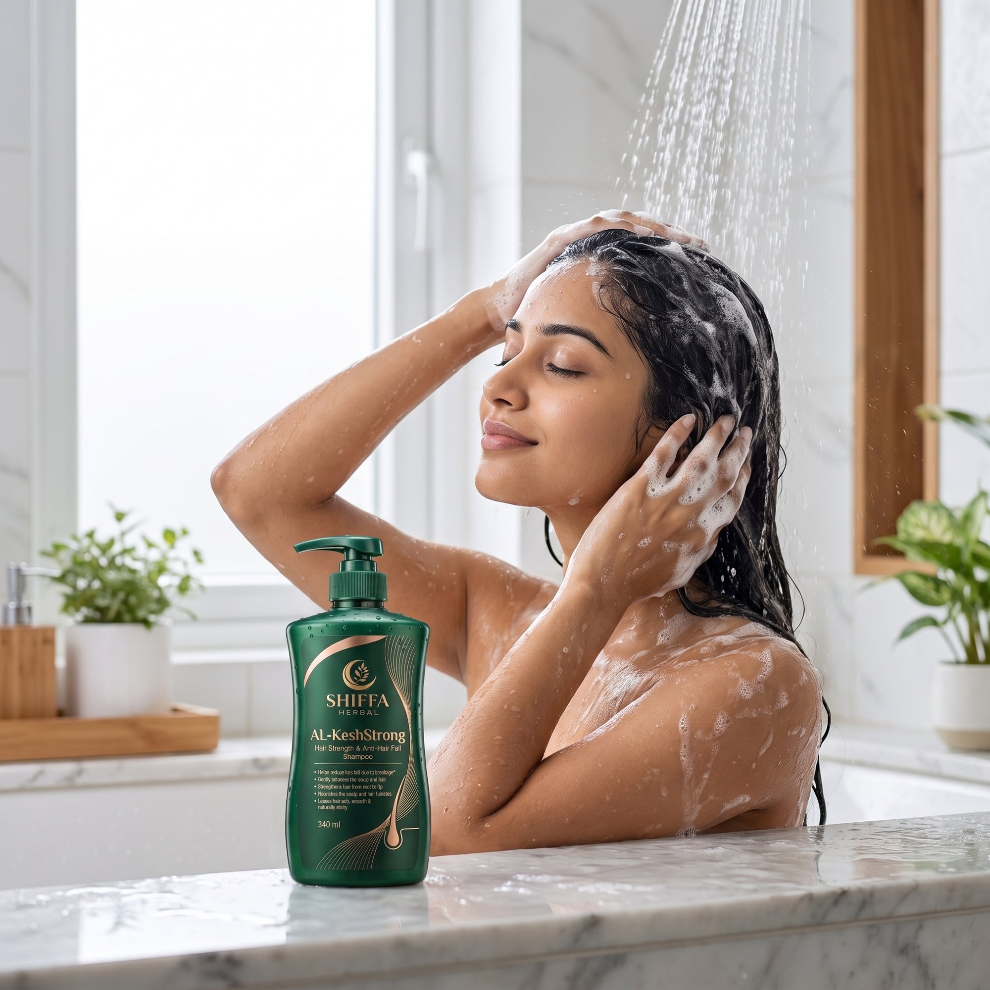 Shiffa Herbal AL-KeshStrong – Hair Strength & Anti-Hair Fall Shampoo
