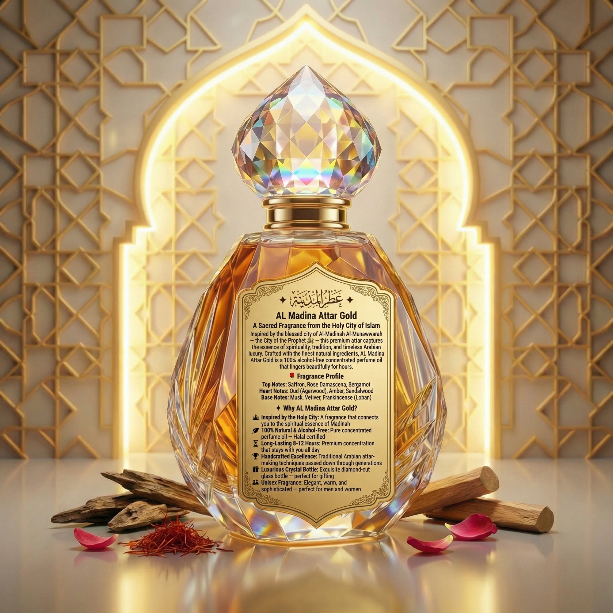 AL Madina Gold Attar | Royal Signature Arabic Fragrance